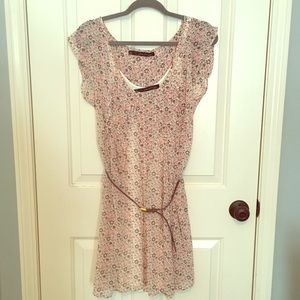 Patterson J Kincaid Belted floral dress